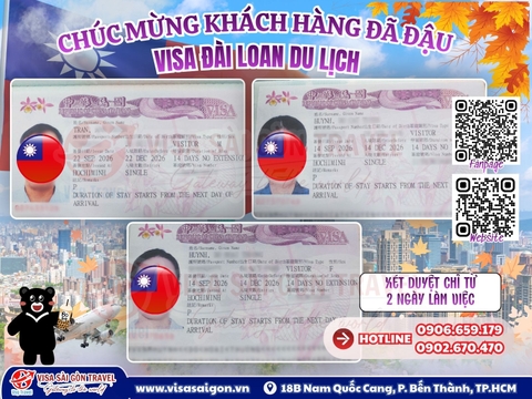 🇹🇼 VISA ĐÀI LOAN "PASS ẢI" CỰC MƯỢT – TRỌN VẸN HÀNH TRÌNH KHÁM PHÁ MÙA THU XỨ ĐÀI! 🇹🇼✨