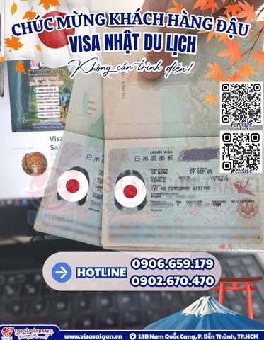 VISA NHẬT MIỄN TRÌNH DIỆN “CẬP BẾN” – KẾT QUẢ VỀ TAY KHÁCH HÀNG 3 MIỀN TP.HCM - ĐÀ NẴNG - HÀ NỘI! 🇯🇵✨