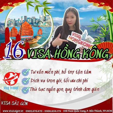 KHỞI ĐẦU THỨ 6 CÙNG 16 CHIẾC VISA HỒNG KÔNG!