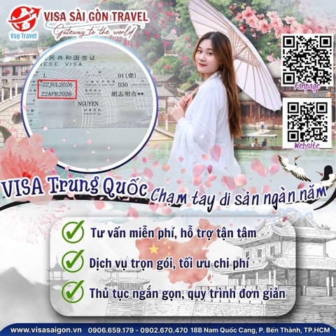 🏮 CHẠM TAY VÀO MIỀN DI SẢN: CHÚC MỪNG NHỮNG VỊ LỮ KHÁCH MỚI NHẬN ĐƯỢC VISA TRUNG QUỐC! 🏮
