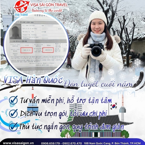 🥳CHÚC MỪNG VISA HÀN QUỐC CẬP BẾN - SẴN SÀNG ĐÓN TUYẾT CUỐI NĂM! ❄️
