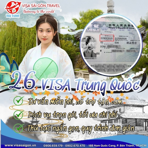 🥳26 VISA TRUNG QUỐC THÀNH CÔNG VƯỢT ẢI - MỞ RA CẢNH CỬA DẪN ĐẾN XỨ SỞ TRUNG HOA CỔ KÍNH!