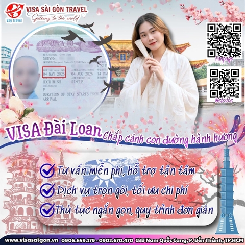 🙏 CHẶN ĐƯỜNG AN YÊN - CỬA PHẬT TỪ BI: CHÚC MỪNG VISA ĐÀI LOAN ĐÃ CẬP BẾN!
