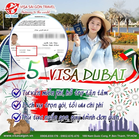 CHÚC MỪNG 5 KHÁCH HÀNG ĐẬU E-VISA DUBAI - KHÁM PHÁ XỨ SỞ KIM CƯƠNG THÁNG 12! 💎