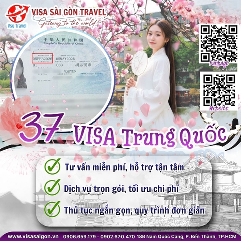 🧧 KHAI XUÂN RỰC RỠ: 37 VISA TRUNG QUỐC ĐỒNG LOẠT "VỀ ĐÍCH" CẬN TẾT! 🧧