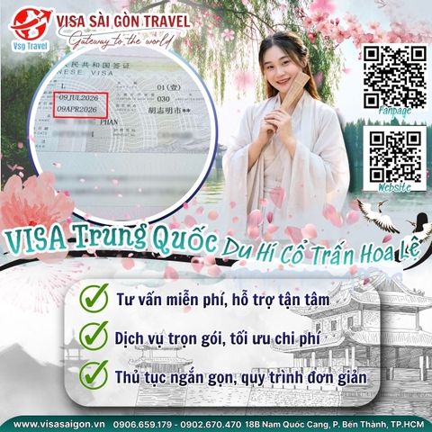 🌸 XUÂN THÁNG 4 RỰC RỠ: CHÚC MỪNG NHỮNG TẤM VISA TRUNG QUỐC "VƯỢT ẢI" THÀNH CÔNG! 🌸