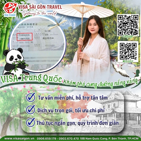 ☀️ NẮNG VÀNG XỨ TRUNG: CHÚC MỪNG VISA TRUNG QUỐC ĐÃ CHÍNH THỨC CẬP BẾN! ☀️