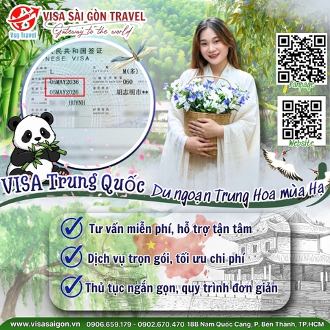 🌊 DU NGOẠN TRUNG HOA MÙA HẠ: CHÚC MỪNG VISA TRUNG QUỐC ĐÃ CHÍNH THỨC "CẬP BẾN"! 🌊