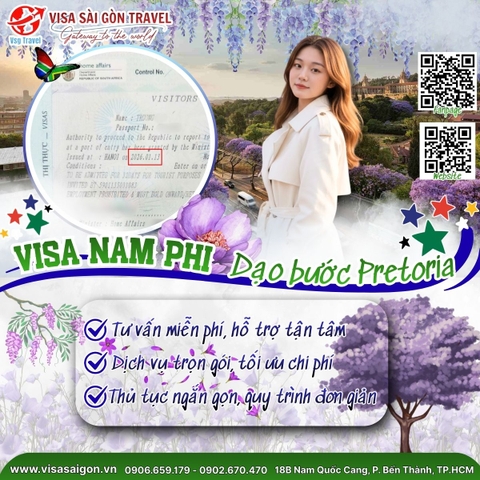 🌿 CHÚC MỪNG VISA NAM PHI: ĐÓN NẮNG PHƯƠNG NAM, KHAI XUÂN TẠI PRETORIA! 🌍