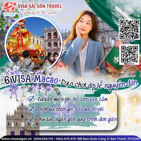 🏮 6 VISA MACAU "VƯỢT ẢI" THÀNH CÔNG: DẠO CHƠI XA HOA DỊP TẾT NGUYÊN ĐÁN!