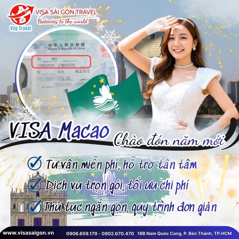 CHÚC MỪNG VISA MACAO ĐÃ CẬP BẾN - SẴN SÀNG ĐÓN GIAO THỪA RỰC RỠ! 🎆