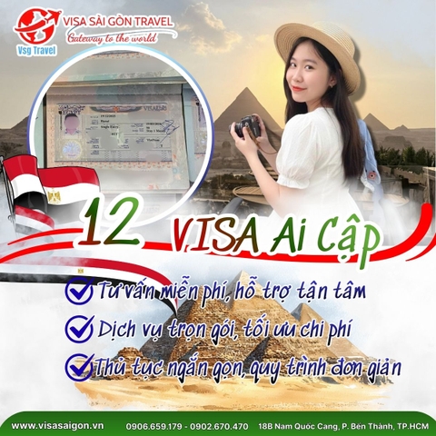 CHÚC MỪNG 12 CHIẾC VISA AI CẬP ĐÃ CHÍNH THỨC ĐƯỢC DUYỆT! 🕌