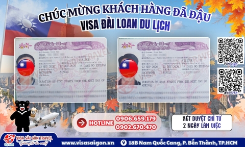 🇹🇼 VISA ĐÀI LOAN "VƯỢT ẢI" – KHAI MỞ HÀNH TRÌNH VẠN DẶM, CHINH PHỤC XỨ ĐÀI CUỐI NĂM! 🇹🇼✨