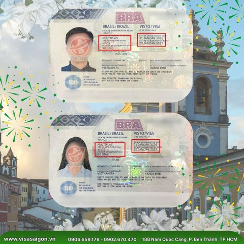 Visa Brazil [ dịch vụ xin visa Brazil cho người Việt Nam]