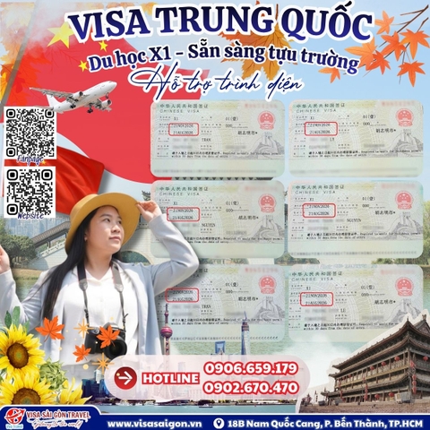 🎓 VISA DU HỌC TRUNG QUỐC X1 "LANDING" – SẴN SÀNG TỰU TRƯỜNG ĐÓN MÙA THU! 🇨🇳