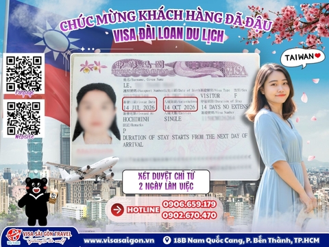 UNLOCK VISA ĐÀI LOAN: CHÚC MỪNG KHÁCH YÊU DỄ DÀNG "RE-LOAD" CHUYẾN ĐI!
