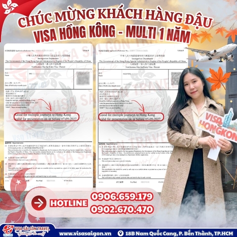 VISA HONGKONG MULTIPLE 1 NĂM "LANDING" – THỎA SỨC VI VU XỨ CẢNG THƠ MỘNG
