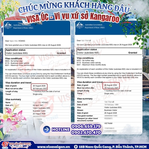 🇦🇺 VISA ÚC "LANDING" KỊP LÚC – SẴN SÀNG KHÁM PHÁ XỨ SỞ KANGAROO MÙA LỄ 2/9! 🇦🇺