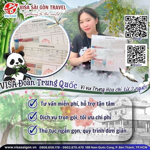 🇨🇳 VISA ĐOÀN TRUNG QUỐC "ĐÁP SÂN": VI VU TRUNG HOA - CHỈ TỪ 2 NGƯỜI MÙA HÈ NÀY!