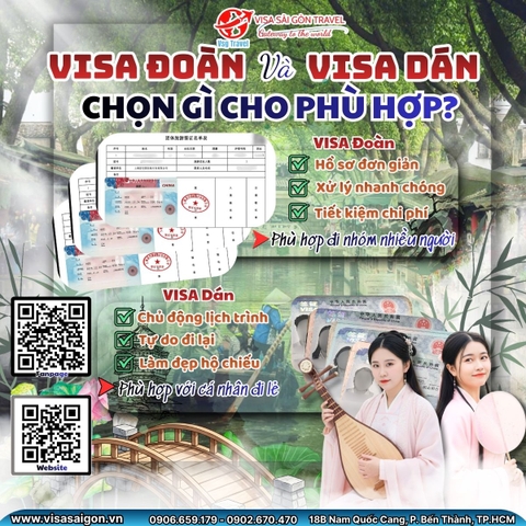 🔥 BÍ QUYẾT CHỌN VISA TRUNG QUỐC: ĐOÀN HAY DÁN? - BẠN THUỘC TEAM NÀO?