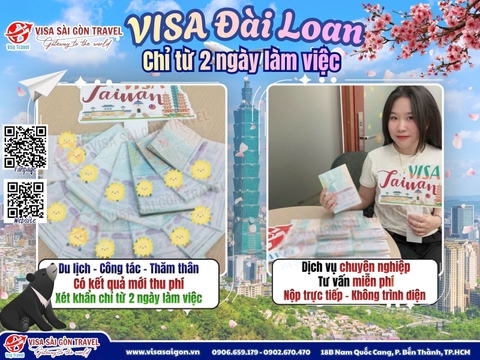 🇹🇼 VISA ĐÀI LOAN ĐỔ BỘ THEO ĐOÀN - HÂN HOAN KHỞI HÀNH XỨ ĐẢO NGỌC! 🇹🇼