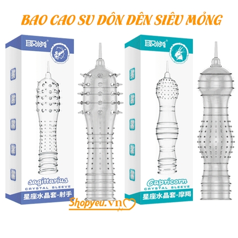 Bao cao su đôn dên siêu mỏng