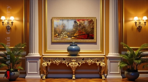 TSM-0029-Tác phẩm: “Quang cảnh trung du Bắc bộ