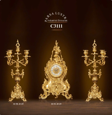 DH001_Đồng hồ để bàn Parsa Lustre (Bộ 3)