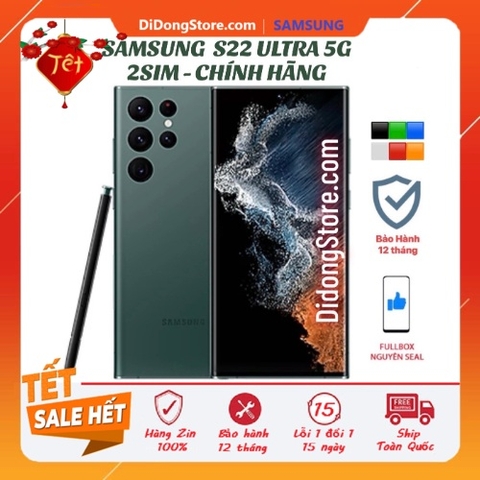 Samsung Galaxy S22 Ultra 2sim 5G chính hãng SSVN ( 128GB/ 256GB/ 512GB)