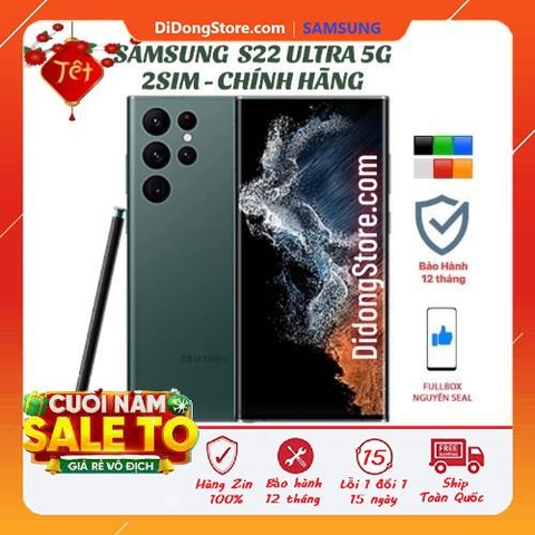 Samsung Galaxy S22 Ultra 2sim 5G chính hãng SSVN ( 128GB/ 256GB/ 512GB)