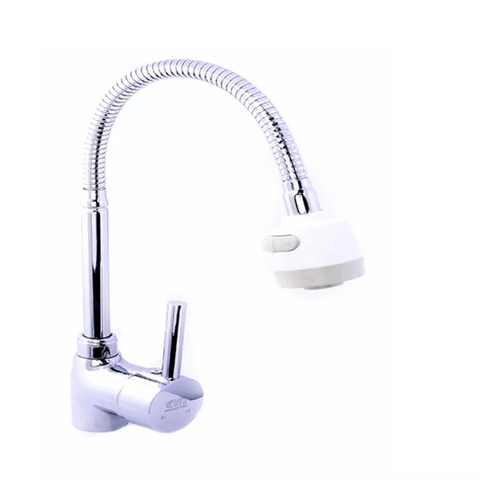 Vòi rửa chén nóng lạnh Eurolife EL-T005-1 (Trắng bạc)