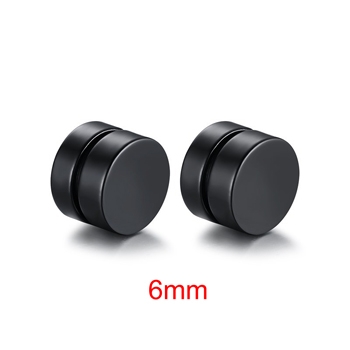 Bông tai nam châm inox 6mm NC108-B