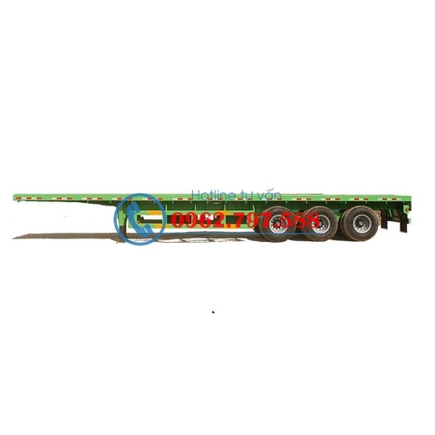 Sơ mi rơ moóc (chở container) có sàn : 14.3 m, 3 trục