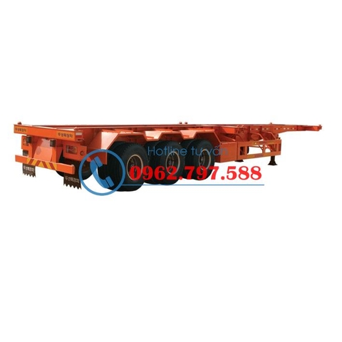 Sơ mi rơ moóc chở container : 40feet , 3trục