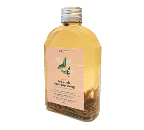 Trà xanh nhài búp trắng ủ lạnh H3Q Miki chai 250ml