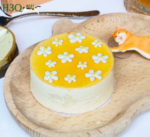 Bánh Mousse chanh leo mini H3Q Miki làm từ bơ sữa New Zealand