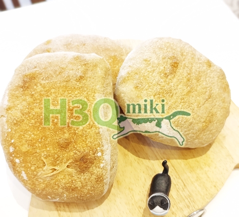 Bánh mì Ciabatta men sống hữu cơ H3Q Miki 150g - 170g