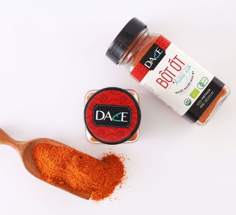 Bột ớt hữu cơ DACE tiêu chuẩn USDA lọ 45g