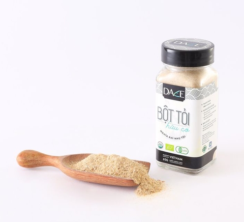 Bột tỏi hữu cơ DACE tiêu chuẩn USDA lọ 65g