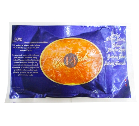 Cá hồi hun khói GoldFish Na Uy đông lạnh gói 200g | 1kg