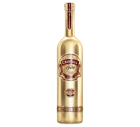 Vodka Cristall Nhẫn Vàng Nga 700ml 40%