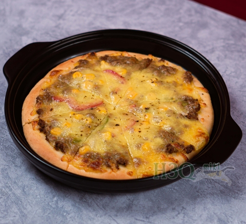 Pizza Tartan thịt bò Úc & ngô H3Q Miki cỡ S/M/L