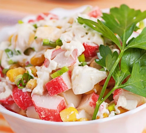 Salad đậu phụ & thanh cua