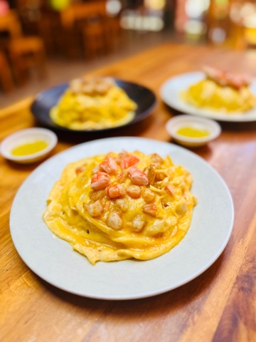 Cơm Trứng Phủ Tôm