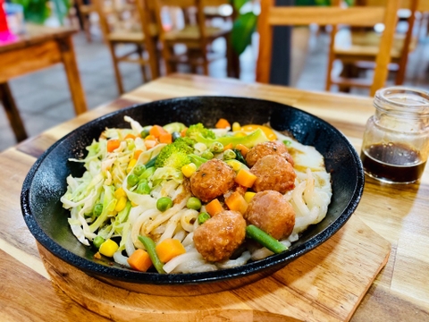 Mì xèo xèo (các vị)