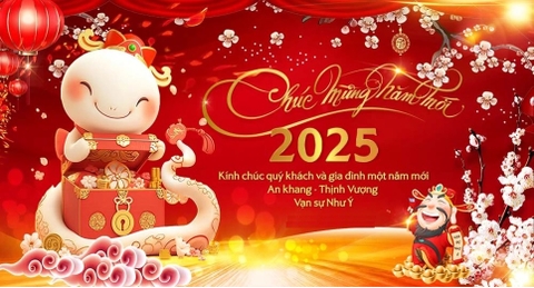 🔥Khuyến Mãi Tết -Chúc Mừng Năm Mới Xuân Ất Tỵ 2025
