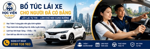 BỔ TÚC LÁI XE CHO NGƯỜI ĐÃ CÓ BẰNG