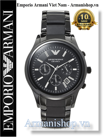 ⌚️Đồng Hồ Nam Emporio Armani Cao Cấp Ceramica Full Đen AR1452