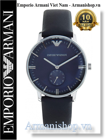 ⌚️Đồng Hồ Nam Emporio Armani Thời Trang Dây Da Xanh AR1647