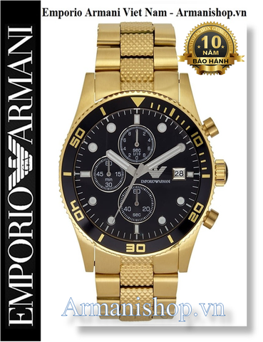 ⌚️Đồng Hồ Nam Emporio Armani Cao Cấp Vàng Gold Luxury AR5857